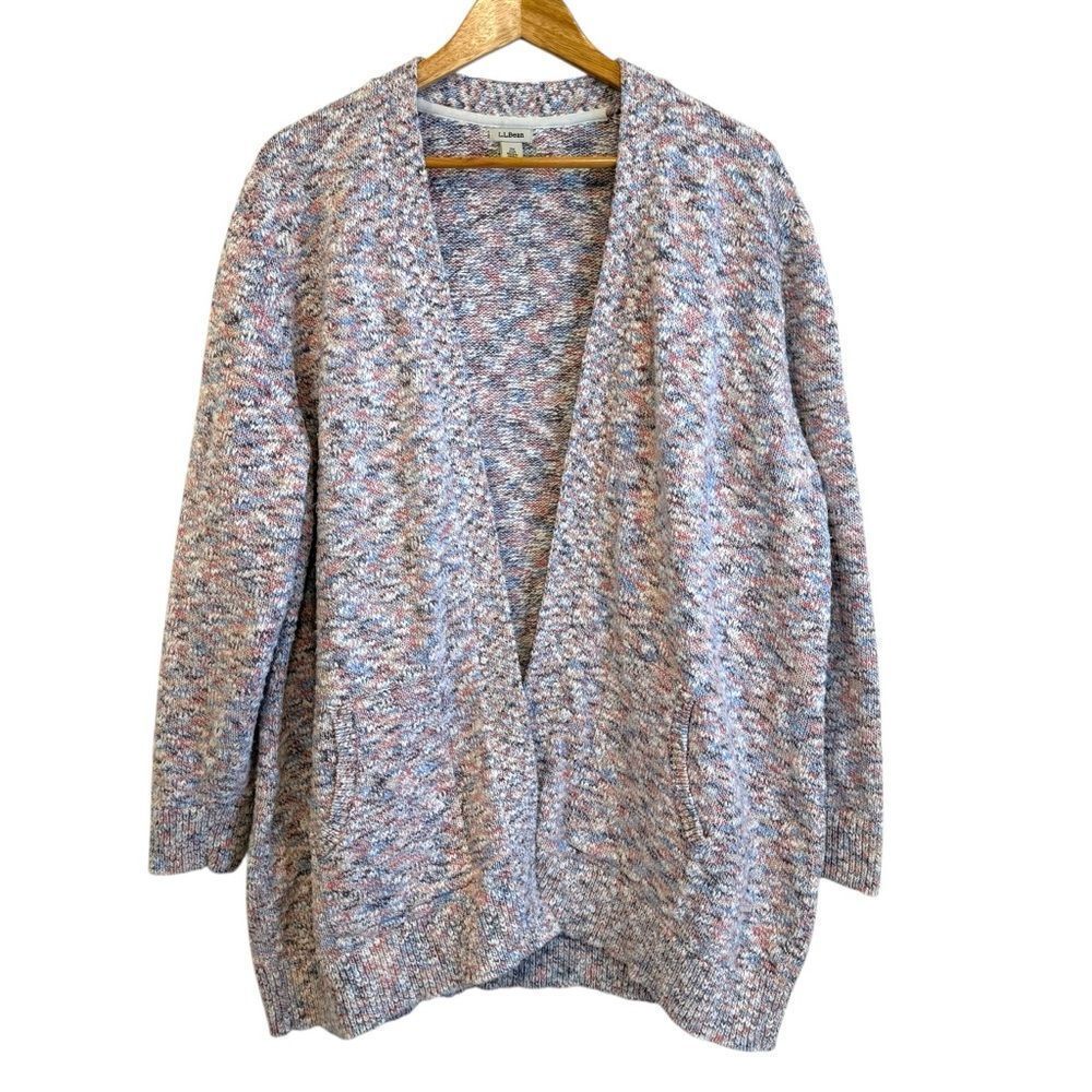 L.L. Bean Women's Speckled Cardigan Sweater